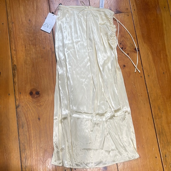 Zara Silk Skirt - Picture 1 of 2
